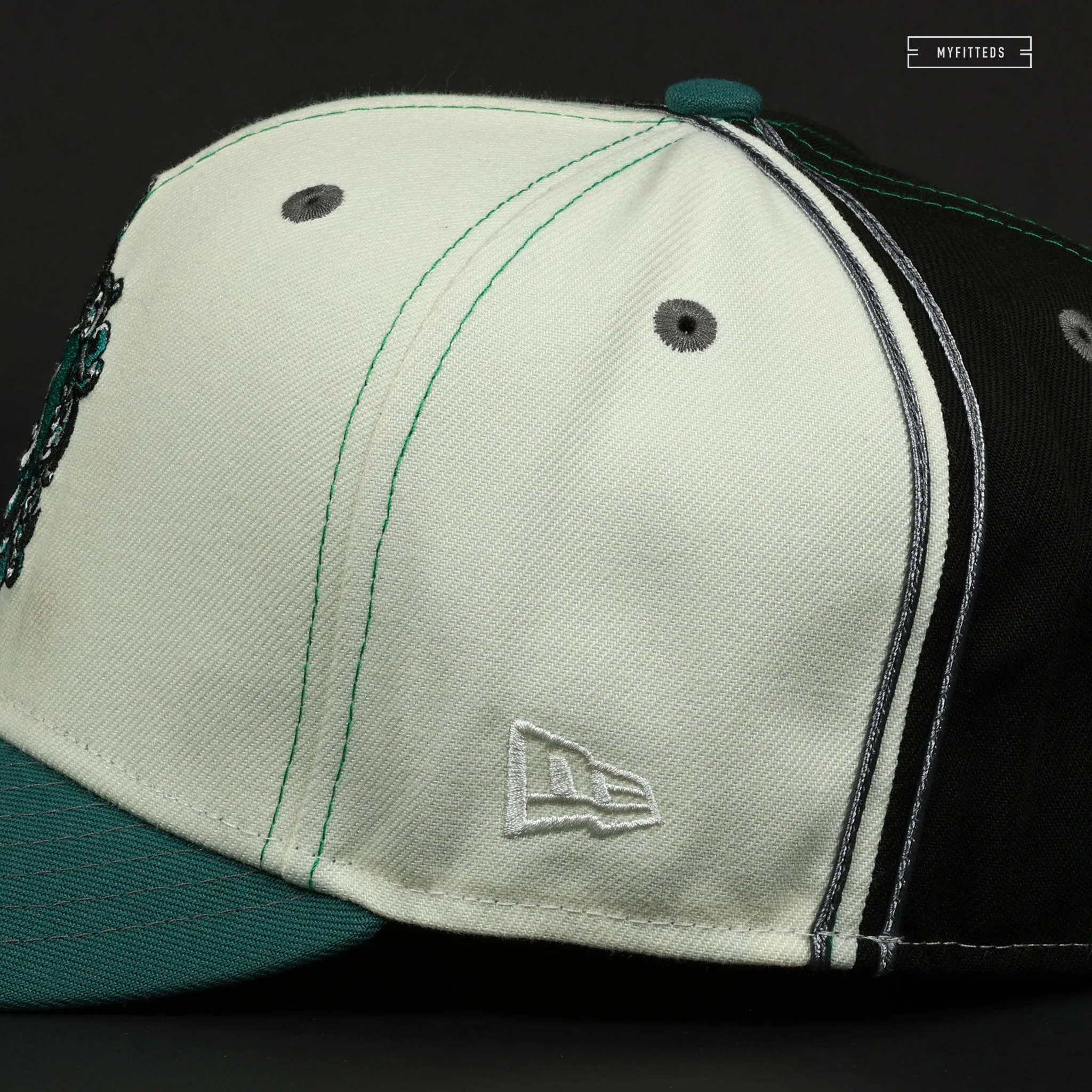 HARRY POTTER™ HOGWARTS® HOUSE SLYTHERIN™ DIAGONAL BLOCK NEW ERA FITTED CAP