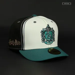 HARRY POTTER™ HOGWARTS® HOUSE SLYTHERIN™ DIAGONAL BLOCK NEW ERA FITTED CAP