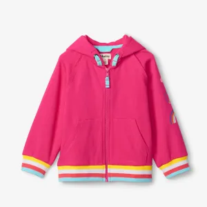 Hatley Full Zip Hoodie - Fuschia Purple