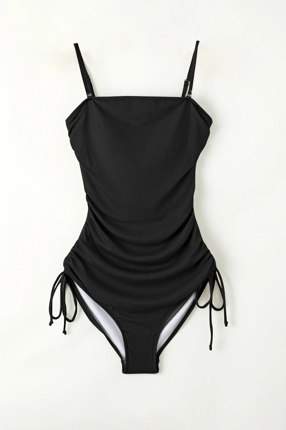 Hazel Blues® |  Drawstring Spaghetti Strap One-Piece Swimwear