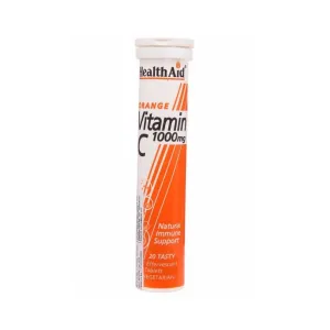 Healthaid Vegan Vitamin C Orange 1000mg Tabs 20's