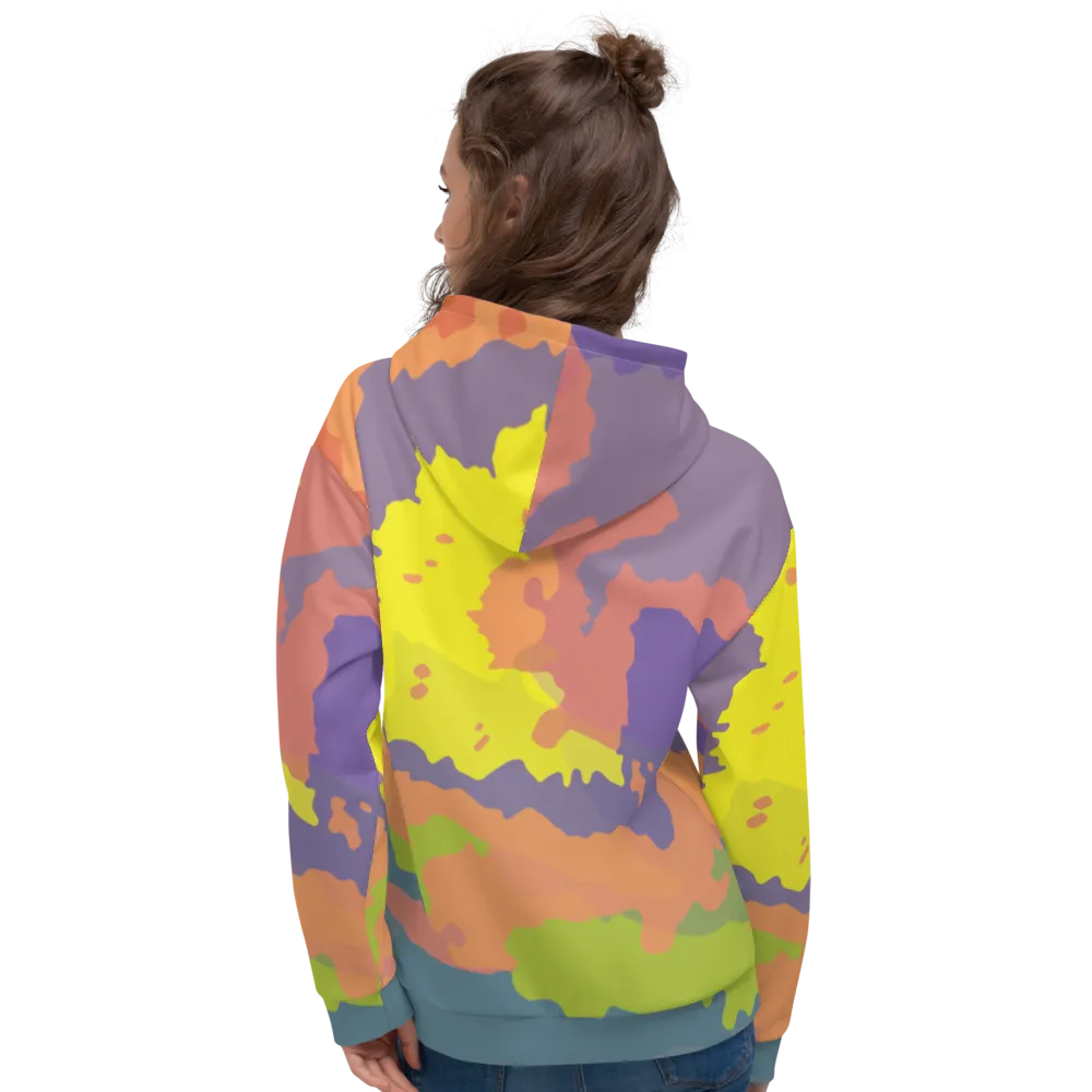 Hello! (Friendly) Colorful Unisex Hoodie