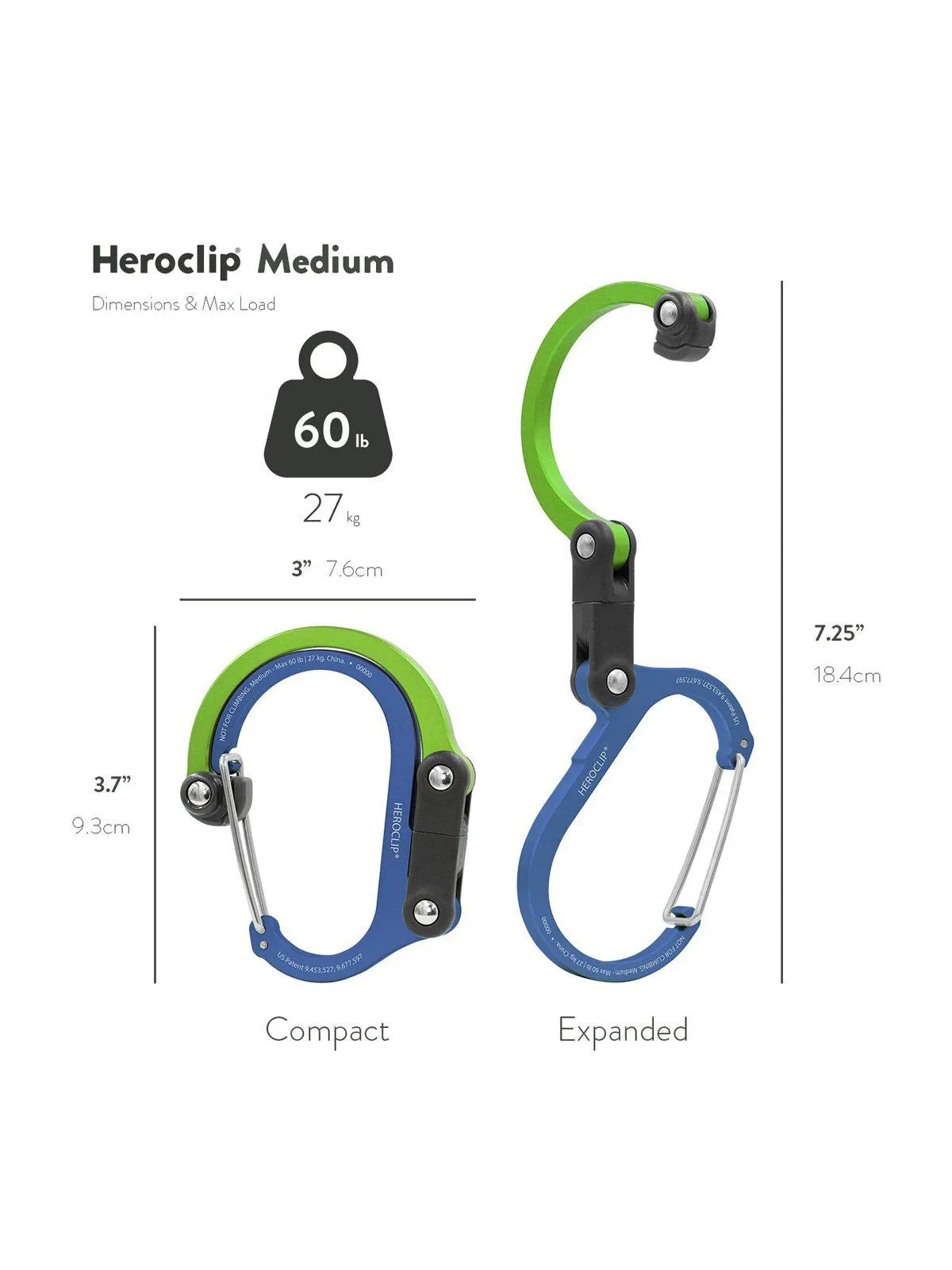 Heroclip Carabiner Medium Go Seattle