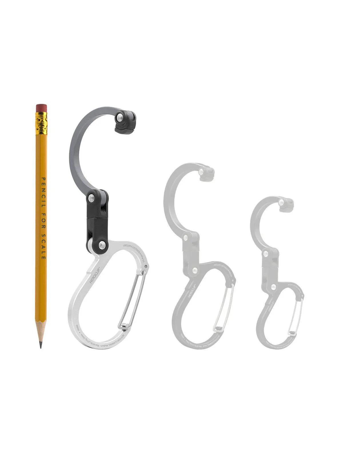 Heroclip Carabiner Medium Shade of Grey