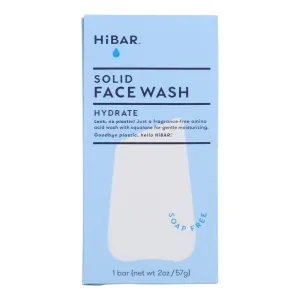 Hibar Inc - Face Wash Hydrate Solid - 1 Each-2 Oz