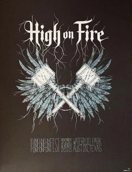 HIGH ON FIRE - Austin 2010 by Paul DeVay