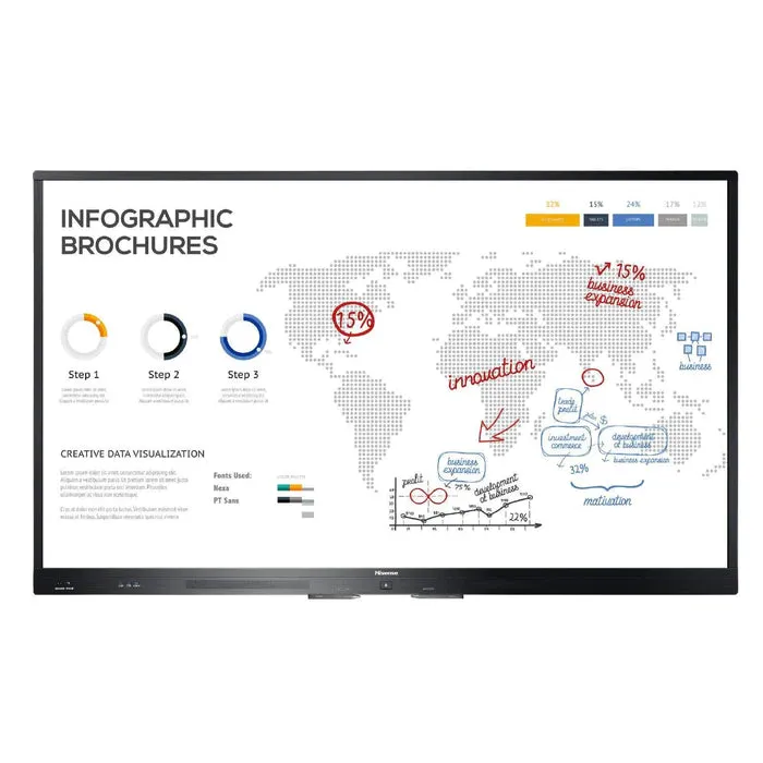 Hisense 75-inch Touch Interactive UHD 3840 x 2160p HN75WR80U
