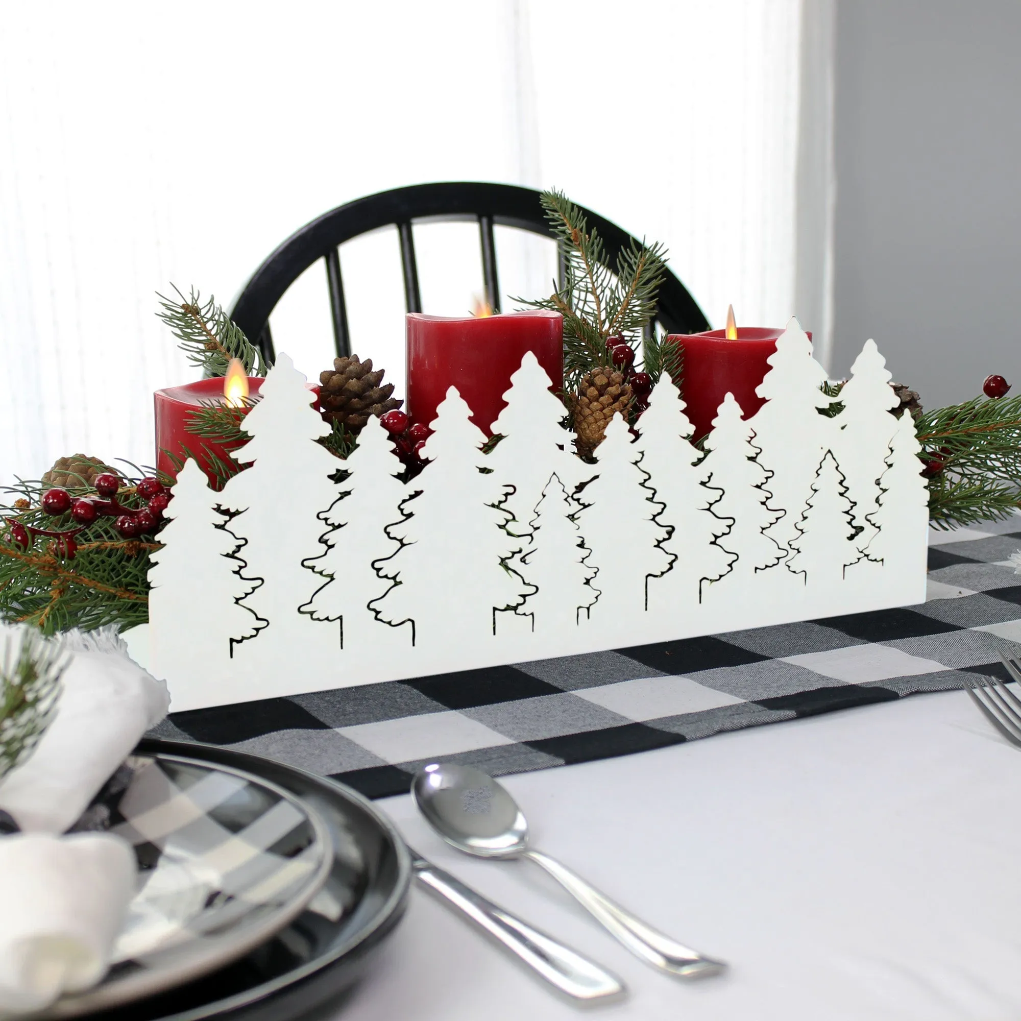 Holiday Galvanized Tray