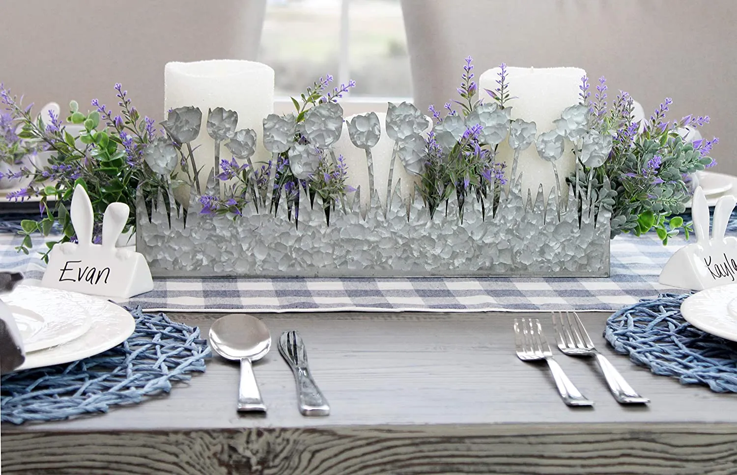 Holiday Galvanized Tray