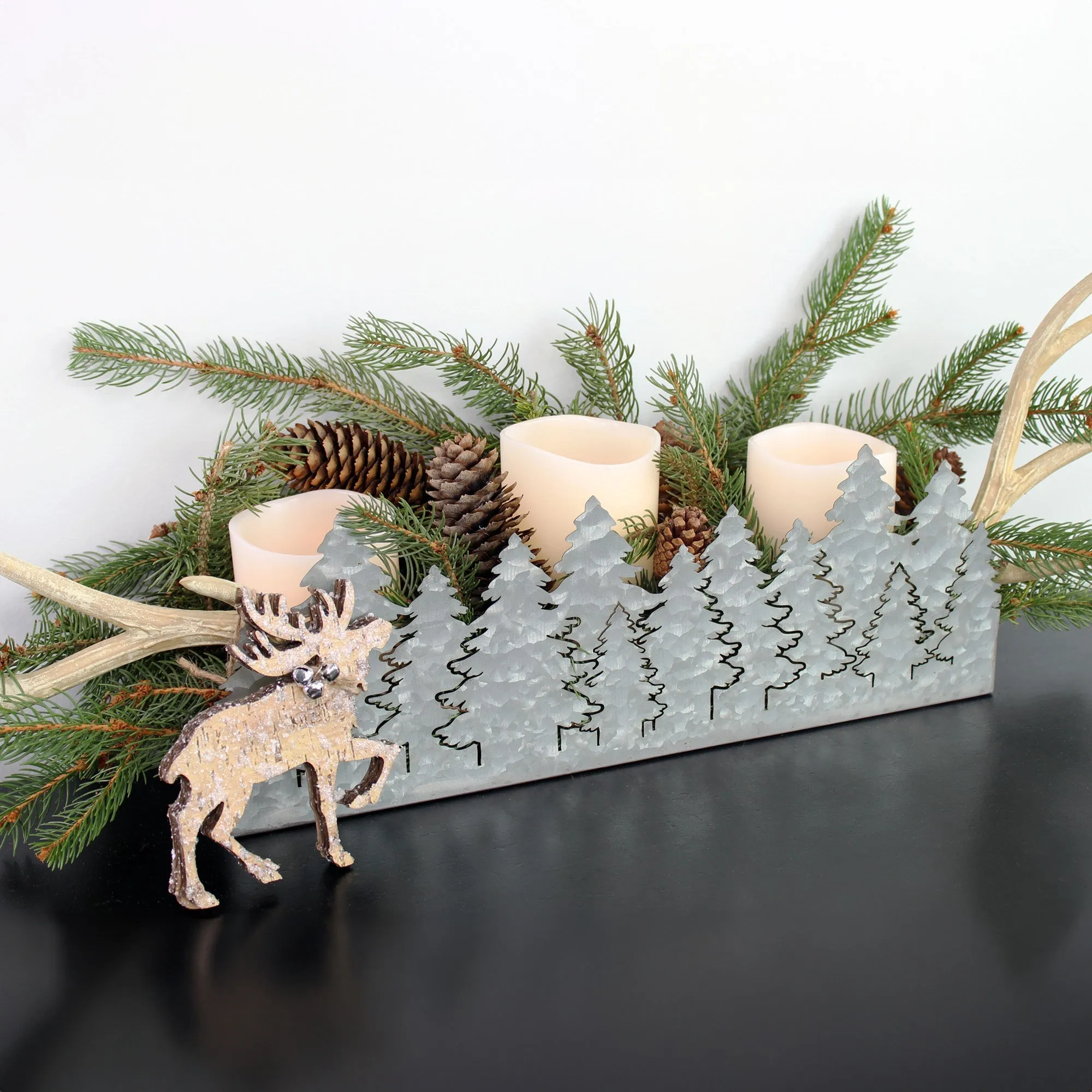 Holiday Galvanized Tray