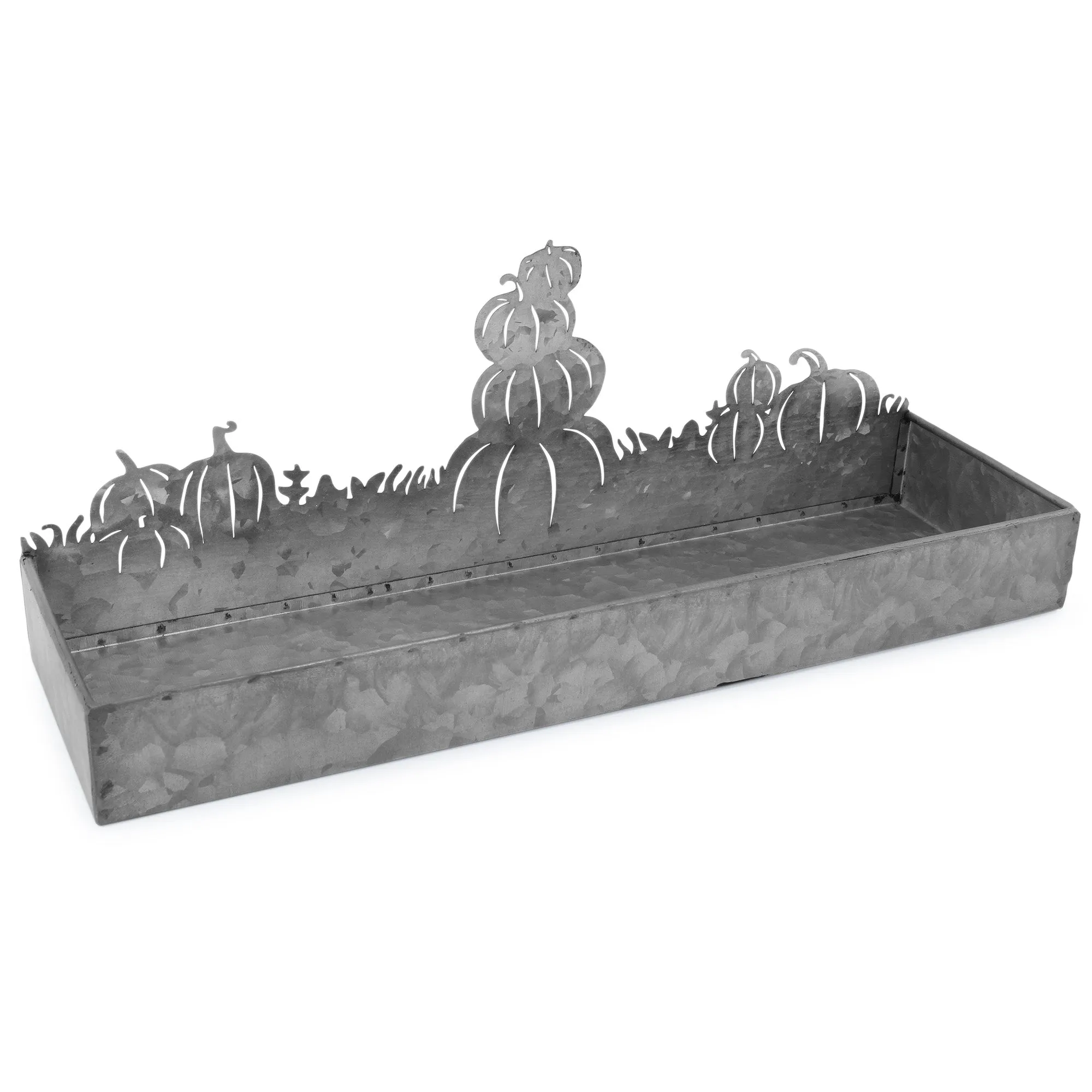 Holiday Galvanized Tray