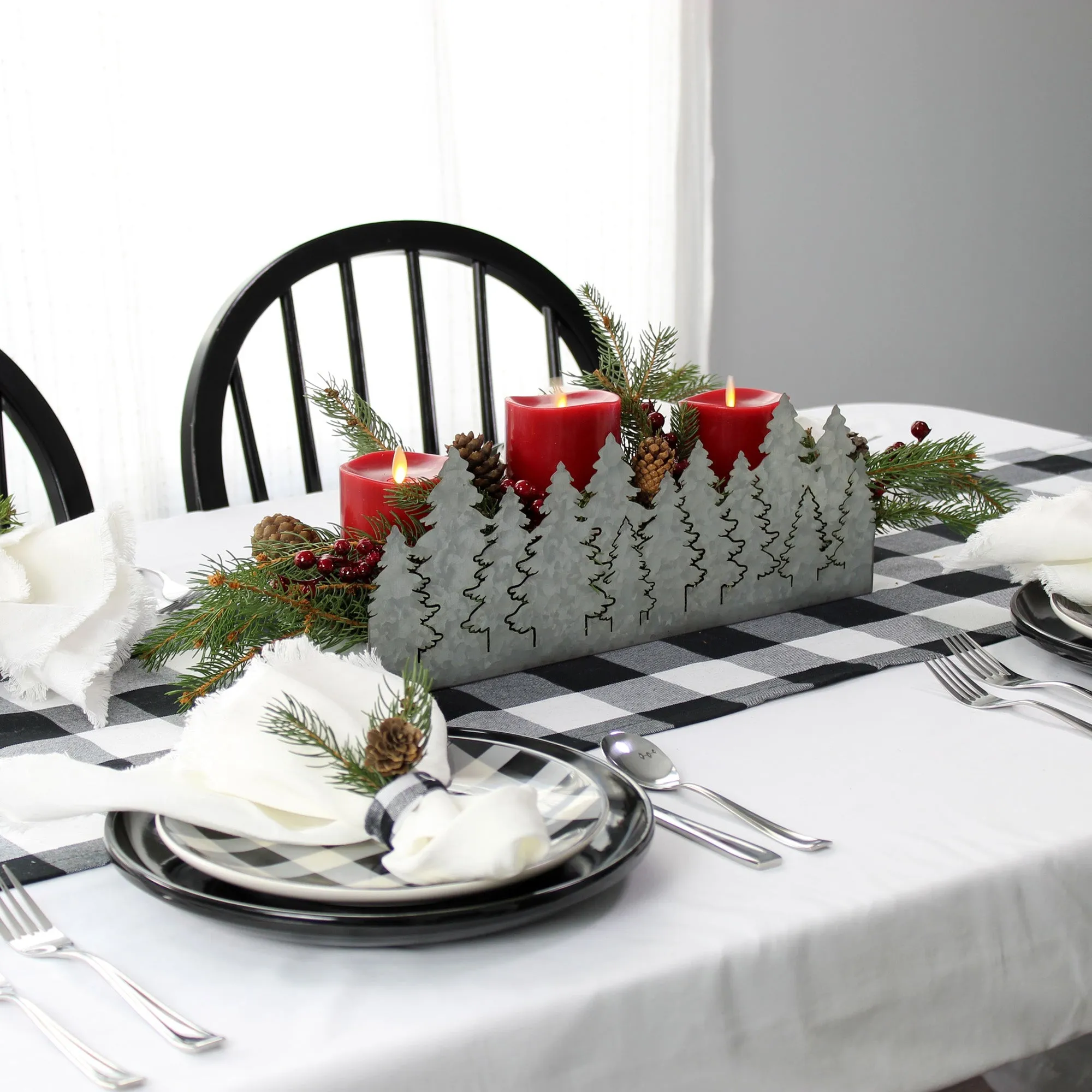Holiday Galvanized Tray