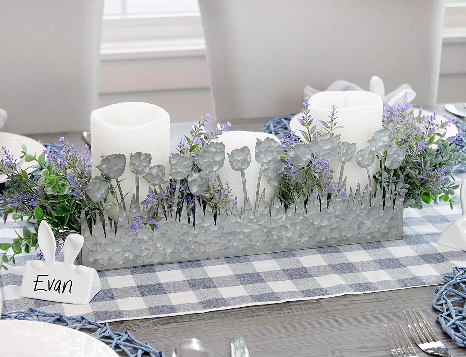 Holiday Galvanized Tray