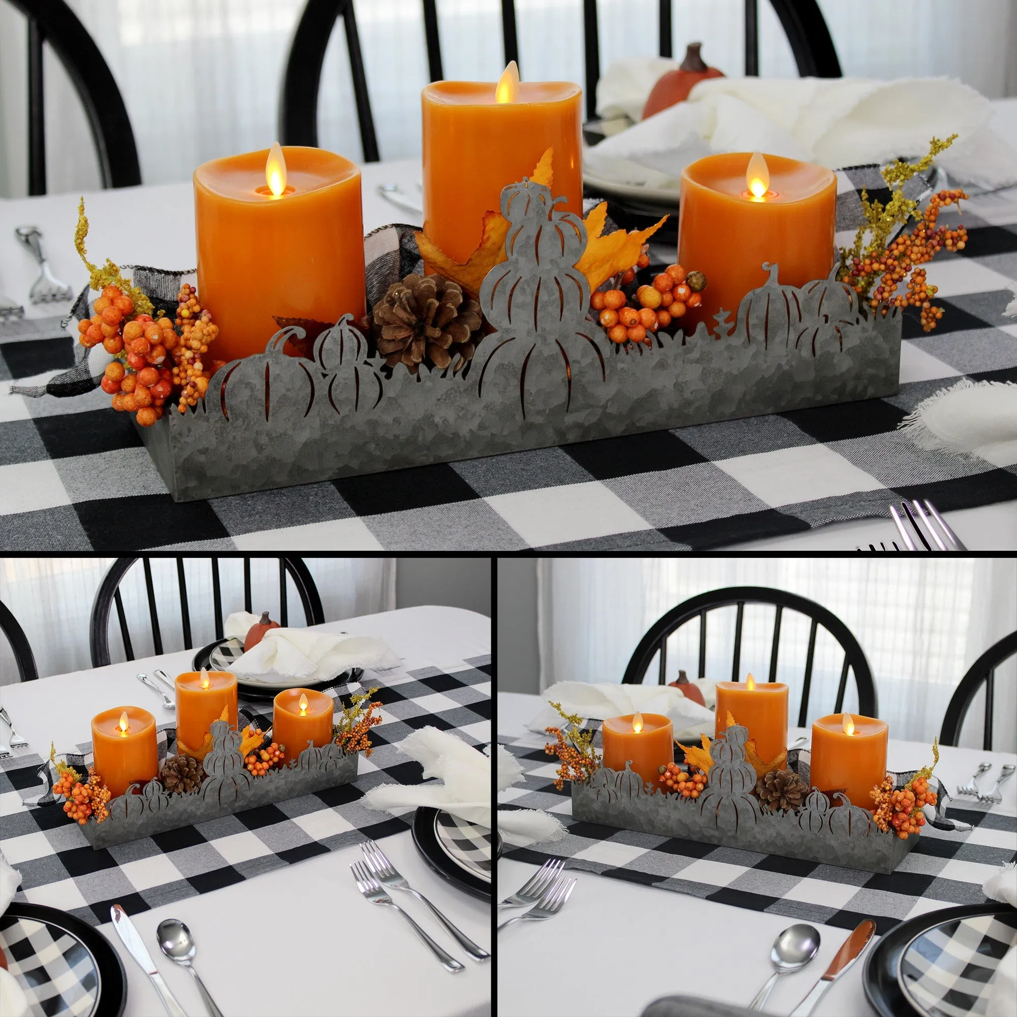 Holiday Galvanized Tray