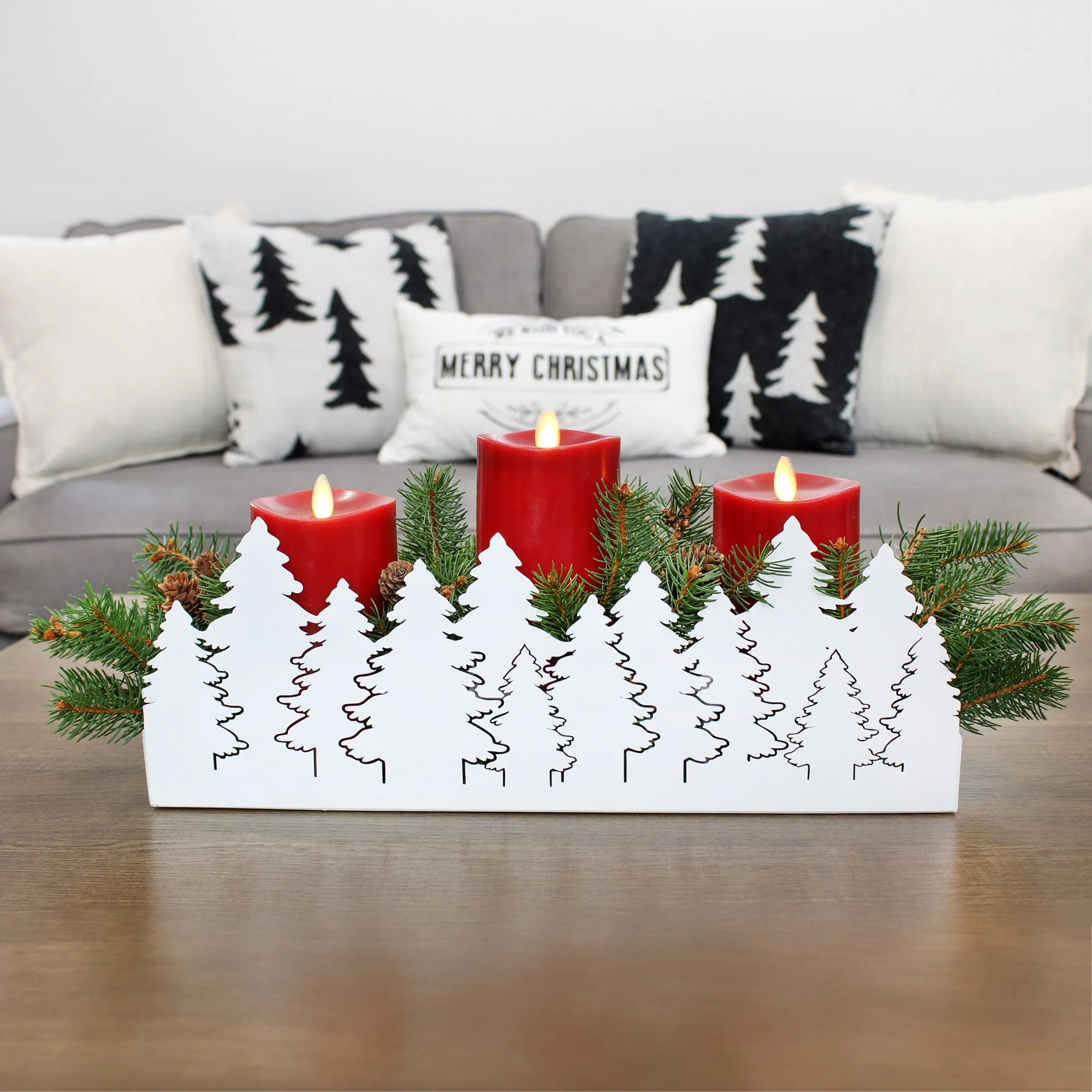 Holiday Galvanized Tray