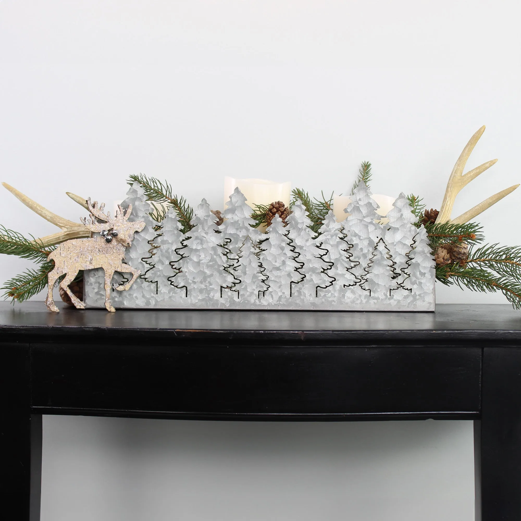 Holiday Galvanized Tray