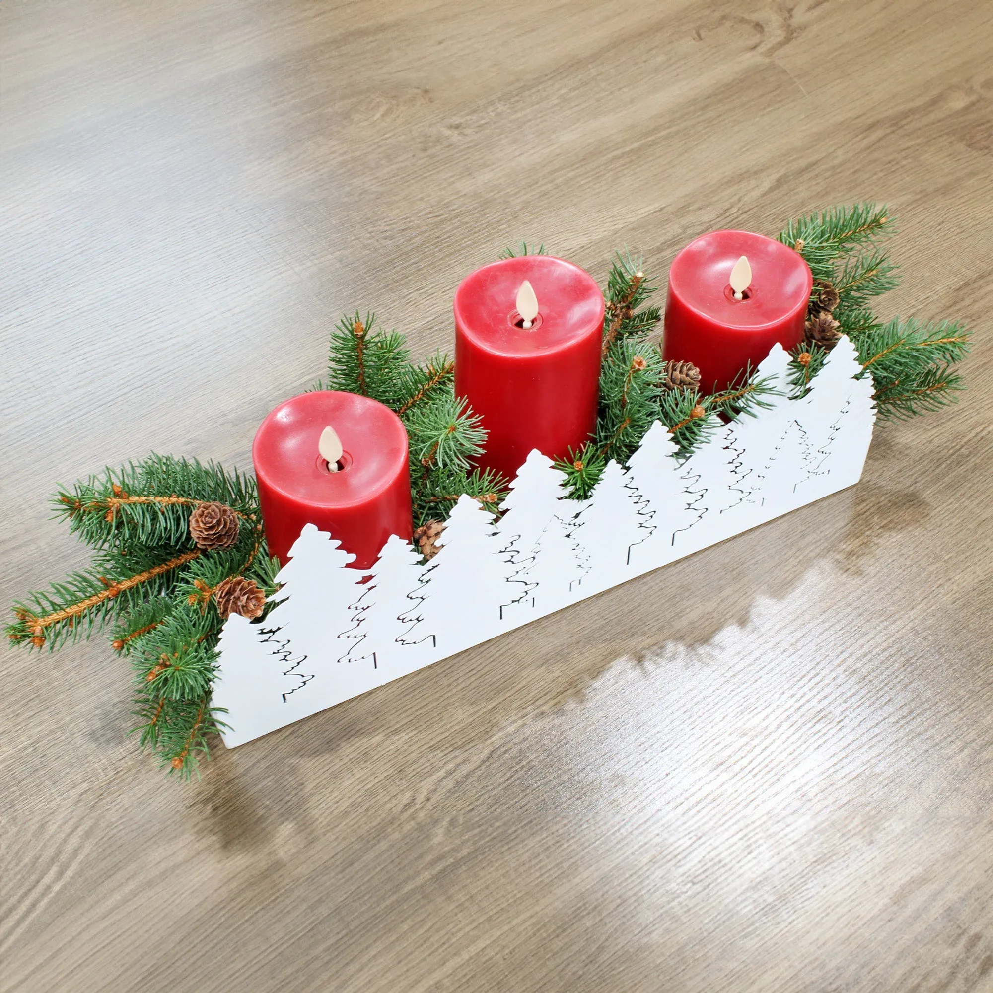 Holiday Galvanized Tray