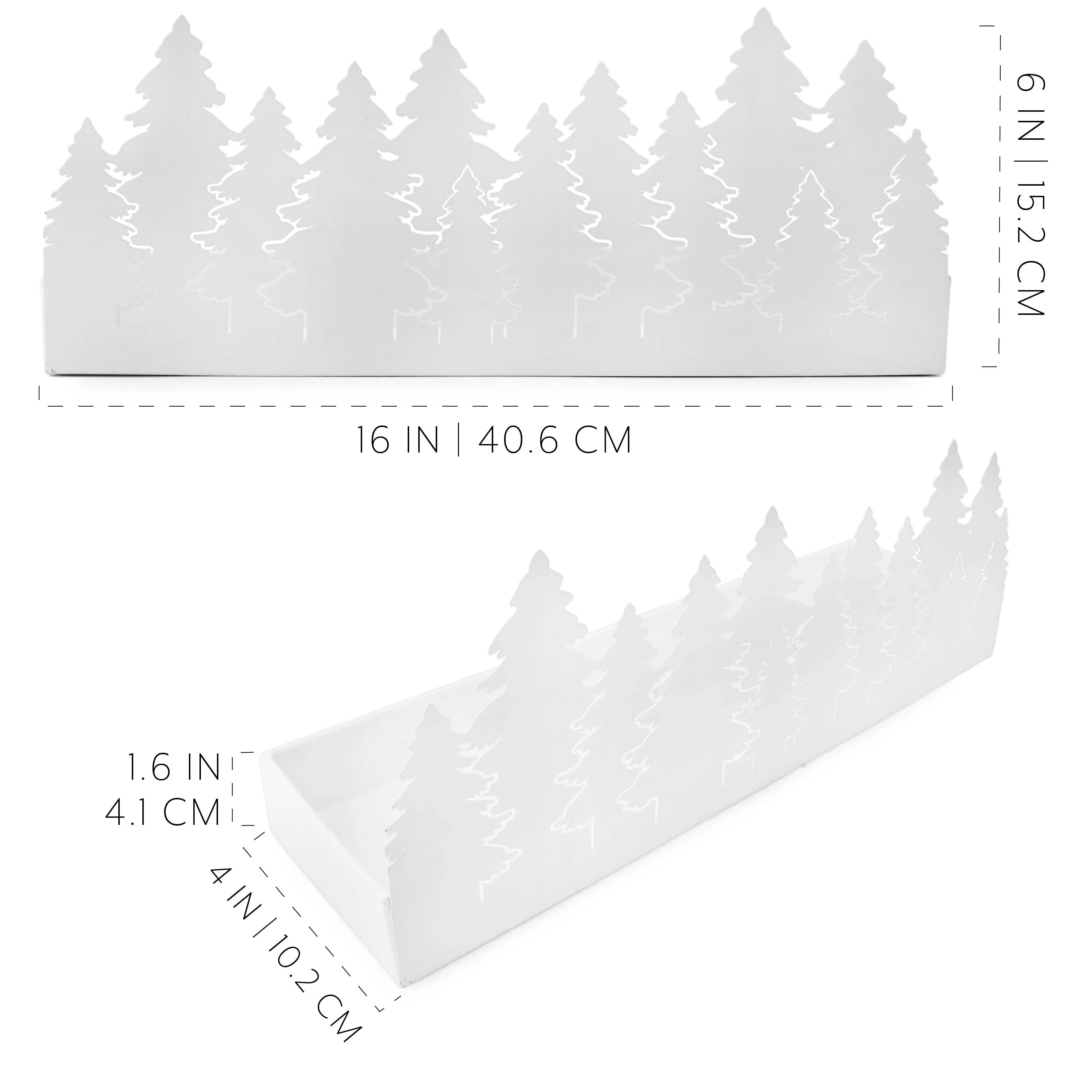 Holiday Galvanized Tray