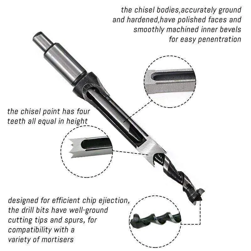 Hollow Chisel Mortise Drill Tool