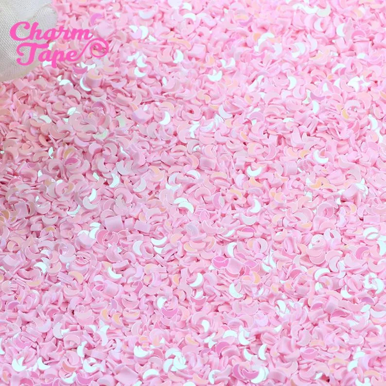 Holographic Moon Loose glitters, Iridescent glitter 3mm UV resin, nail gel, acrylic nail, nail polish glitter, nail stamping