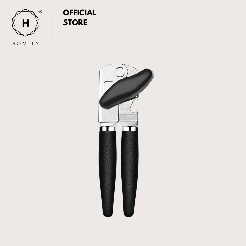 Homlly Multi functional Handheld Strong Heavy Duty Can Opener w Large Turn Knob