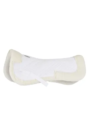Horze Imitation Faux Fur Pad White