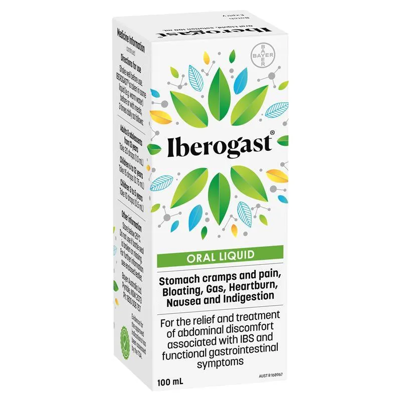 Iberogast Functional Digestive Symptom Relief Herbal Liquid 100mL