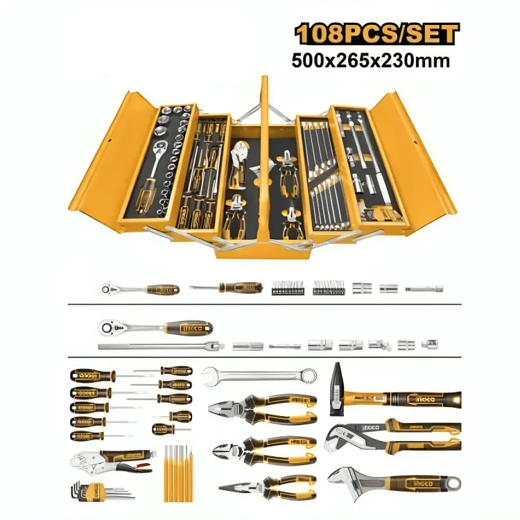 Ingco 108 Pieces Tool Chest Set - HTCS151081