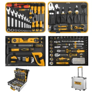 Ingco 147-Piece Hand Tool Set with Aluminum Case – HKTHP21471