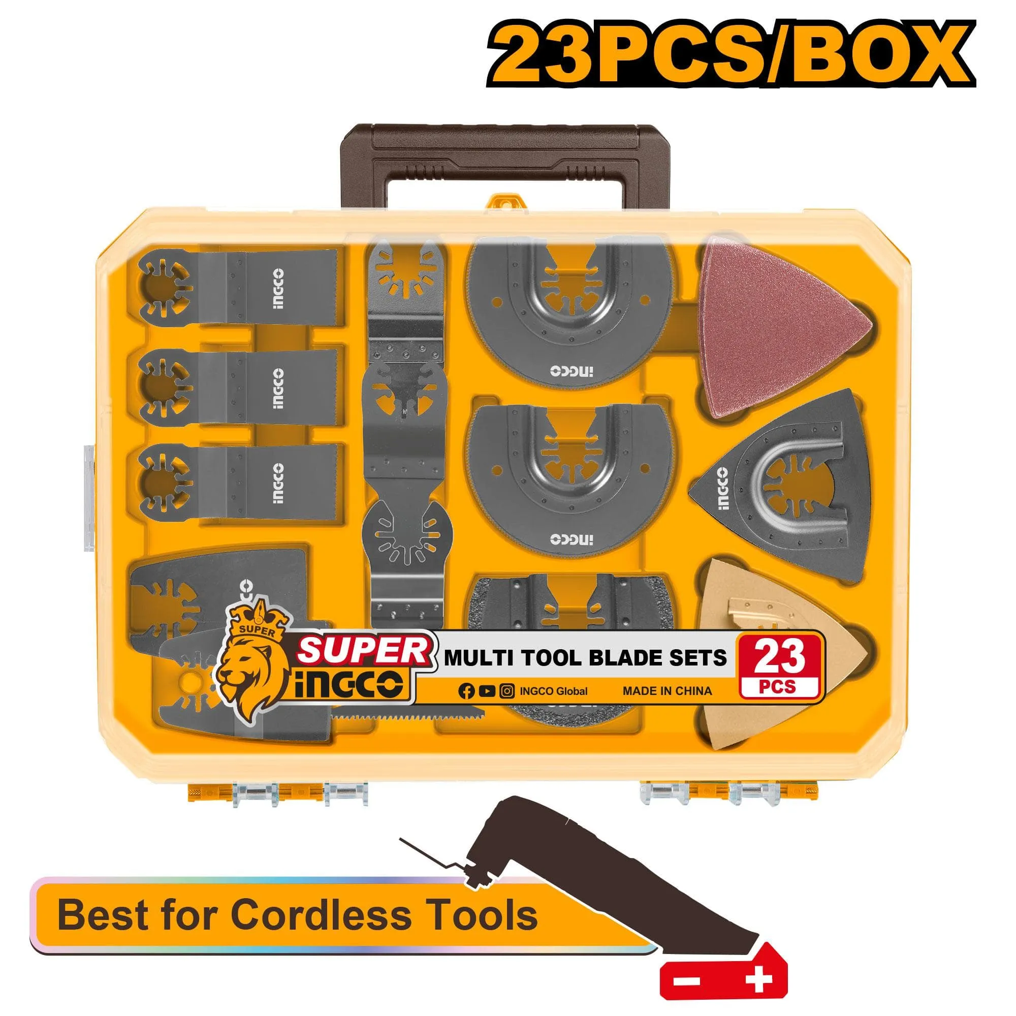 Ingco 23 Pieces Multi-Tool Blade Set - AKTMT2301