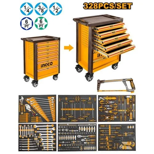 Ingco 328 Pieces Tool Chest Set - HTCS273281