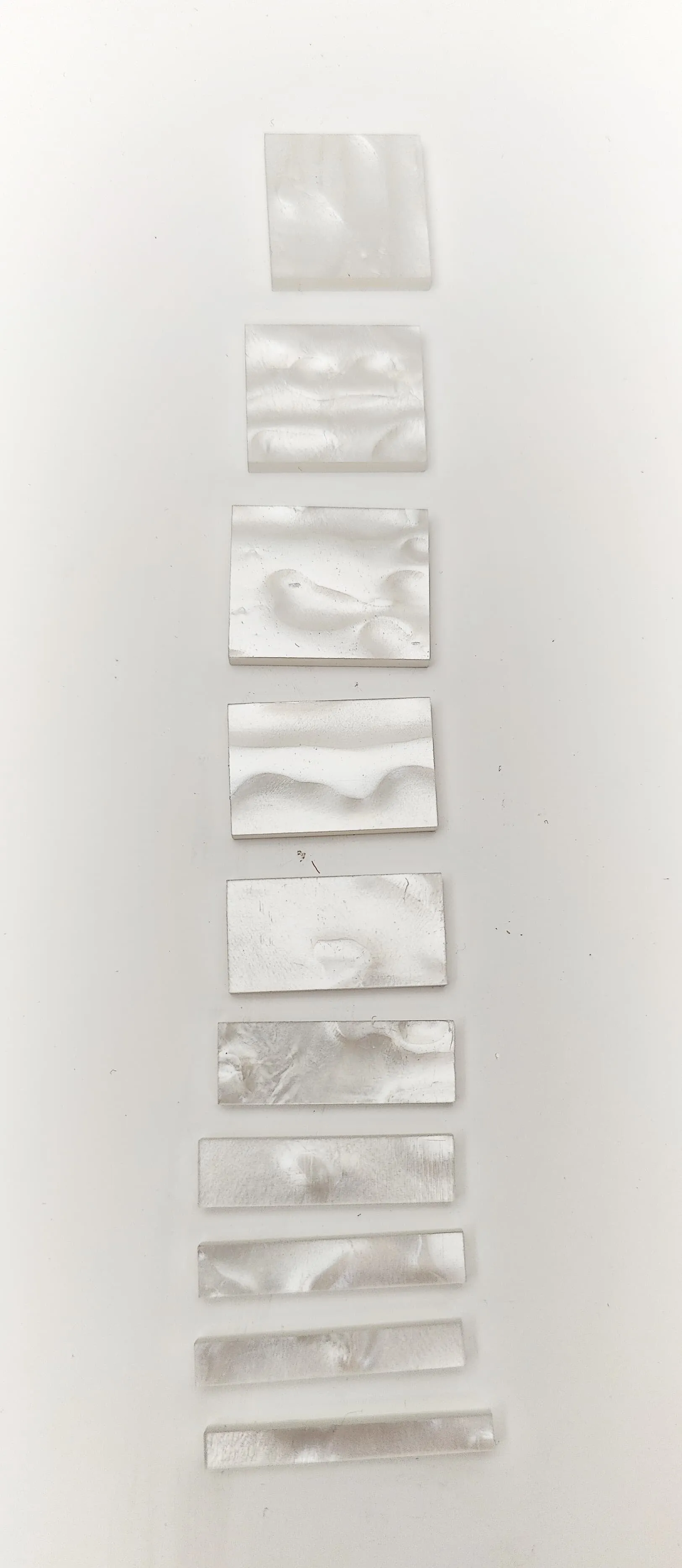 Inlay Set - Blocks - Mother of Pearl, Imitation or Abalone - Set of 10