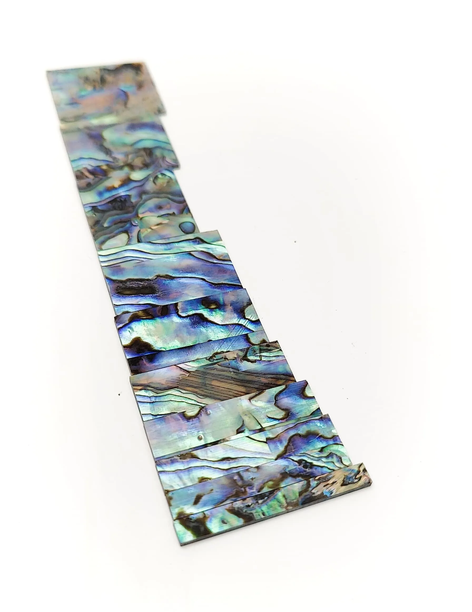 Inlay Set - Blocks - Mother of Pearl, Imitation or Abalone - Set of 10