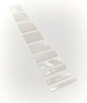 Inlay Set - Blocks - Mother of Pearl, Imitation or Abalone - Set of 10