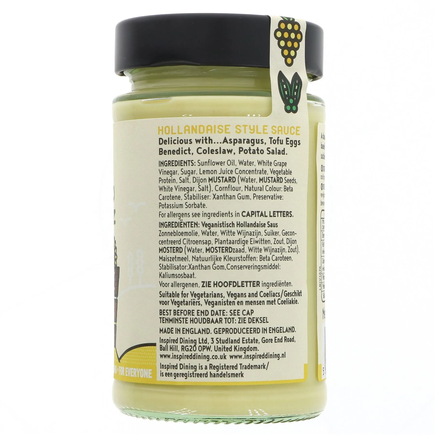 Inspired Vegan | Vegan Hollandaise Style Sauce | 180g