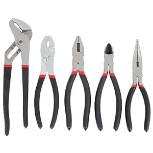 ITC Professional 5-Piece Cushion Grip Pliers Set, 20604
