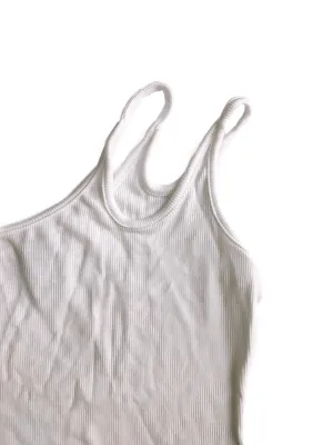 Ivy Asymmetrical Knit Top - White