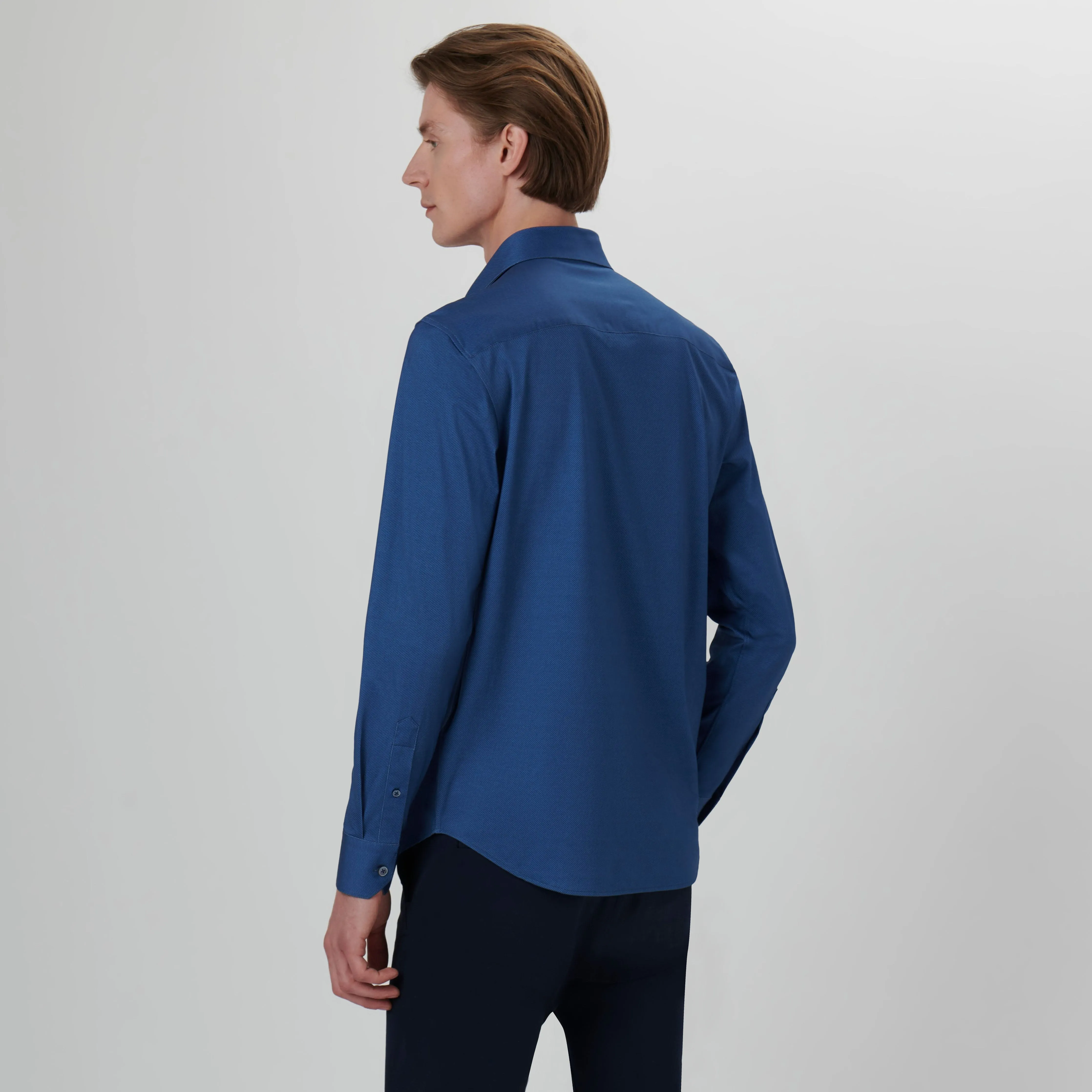 James Diagonal Stripe OoohCotton Shirt