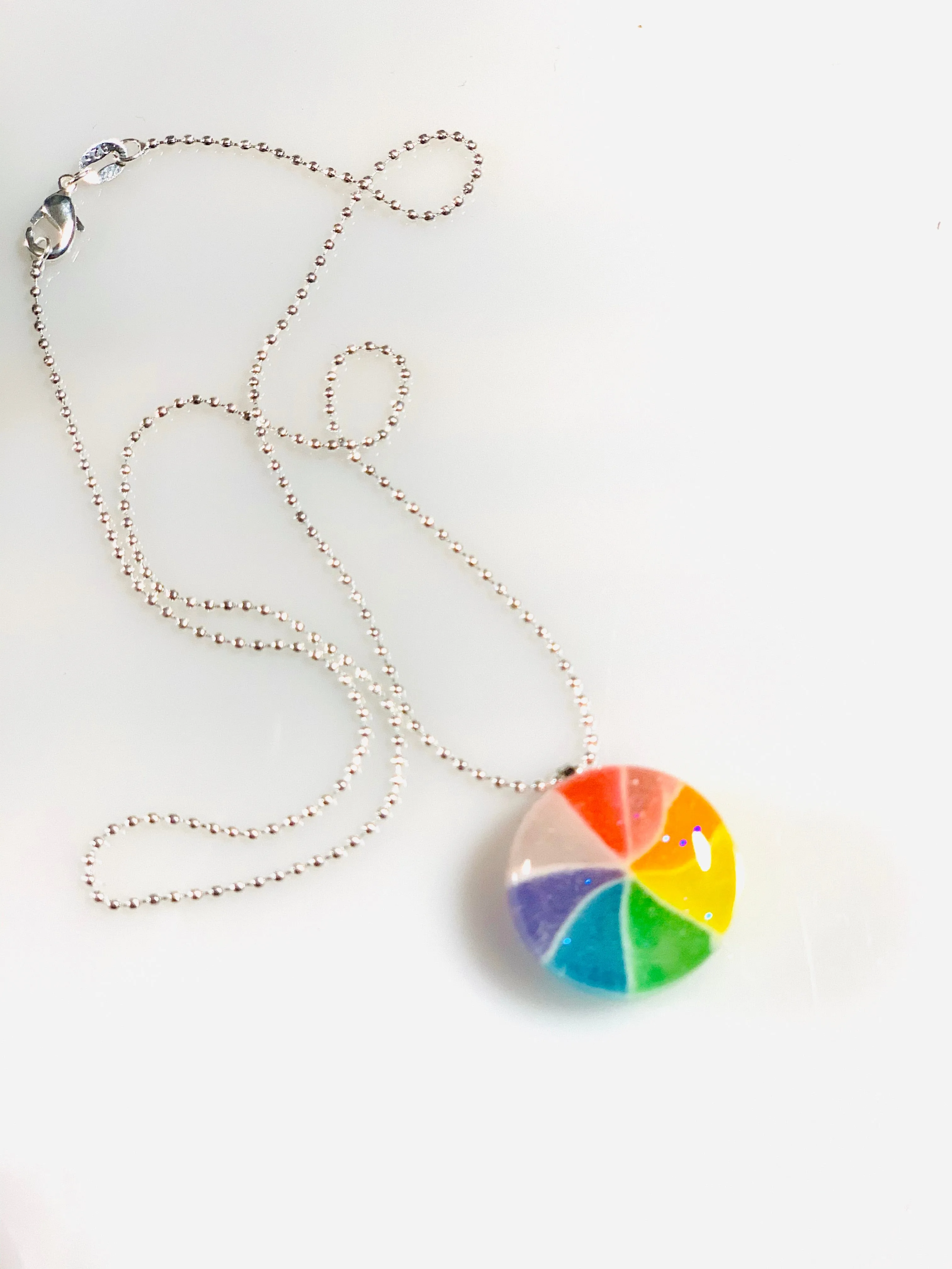 Japanese Pinwheel Necklace