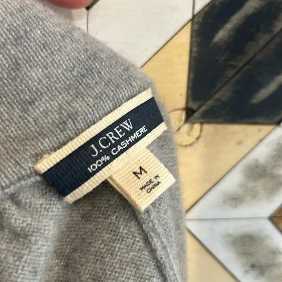 J.Crew Cashmere Relaxed Pull-on Shorts Heather Grey Medium