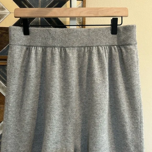 J.Crew Cashmere Relaxed Pull-on Shorts Heather Grey Medium