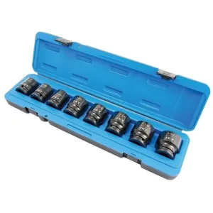 Jet 610401 8 Piece 3/4" DR SAE Impact 6 Point Socket Set