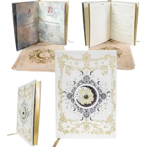 Journal Vegan Leather Moon Phase With Bag