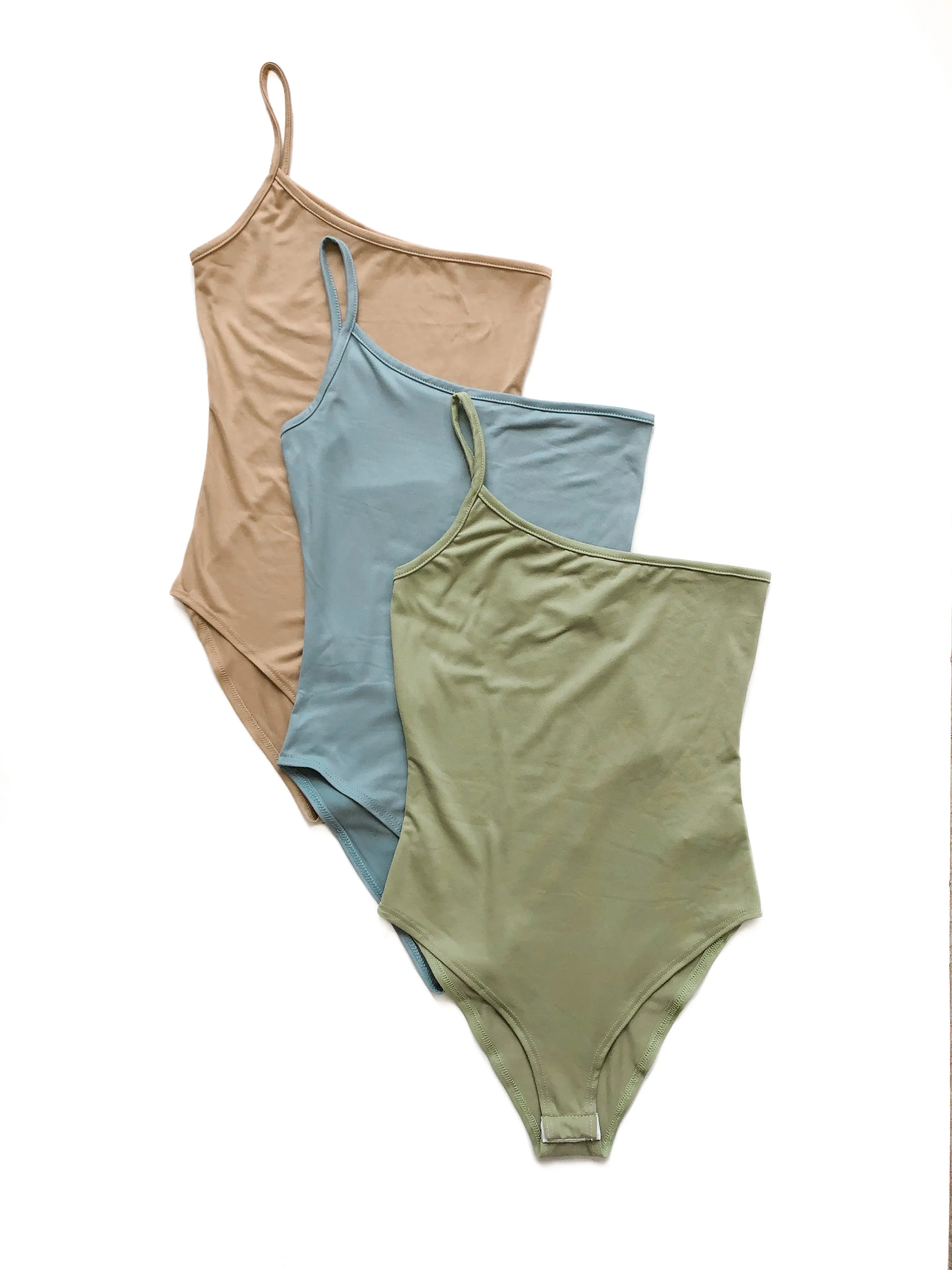 June One-Shoulder Bodysuit - Green