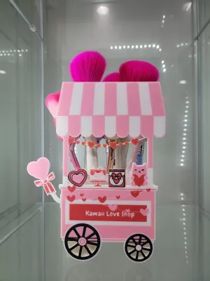Kawaii Love Shop Cart – 3D Printed Makeup & Accessory Holder