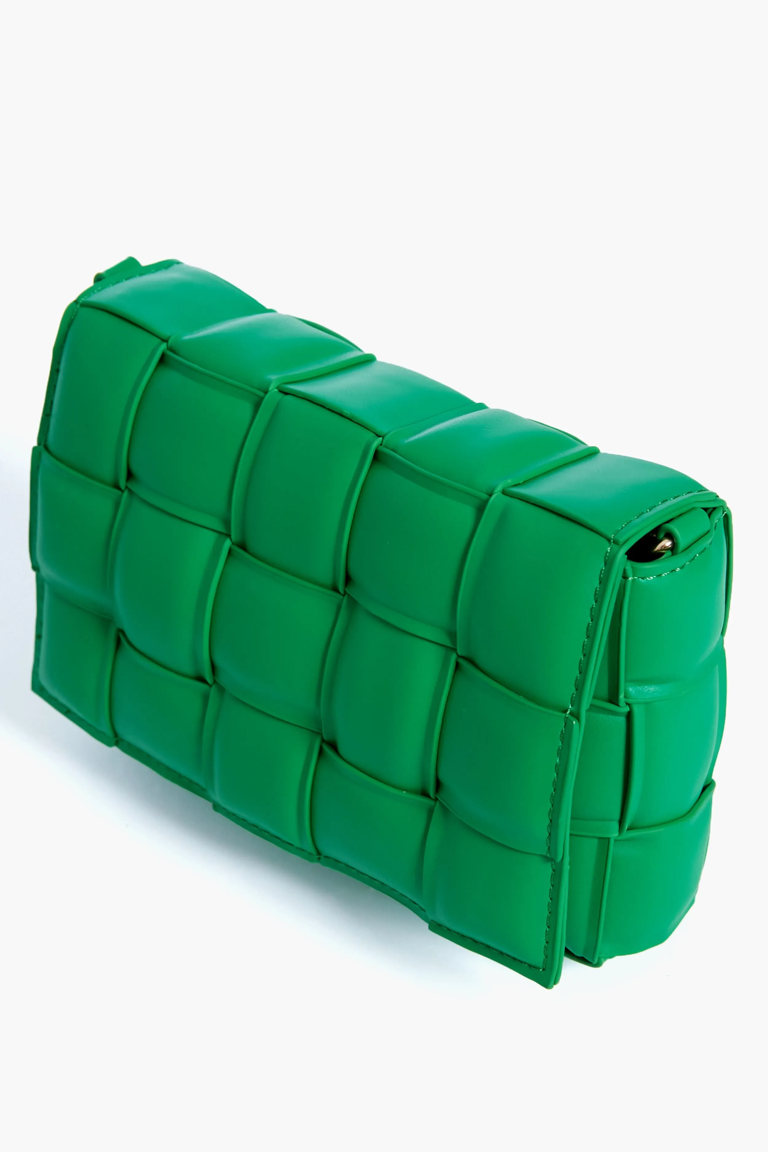 Kelly Green Holden Woven Bag