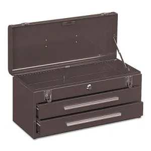 Kennedy Portable Tool Chests, 20 1/8 in x 8 5/8 in x 9 3/4 in, 1293 cu in, Brown, 220B