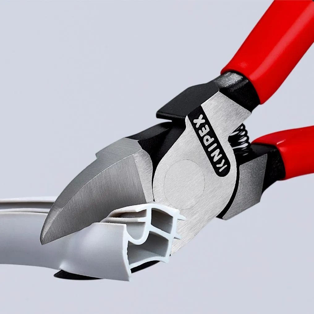 KNIPEX Diagonal Cutting Pliers for Plastics Side Cutters 160mm Plastic Coated Handles 72 01 160 SB