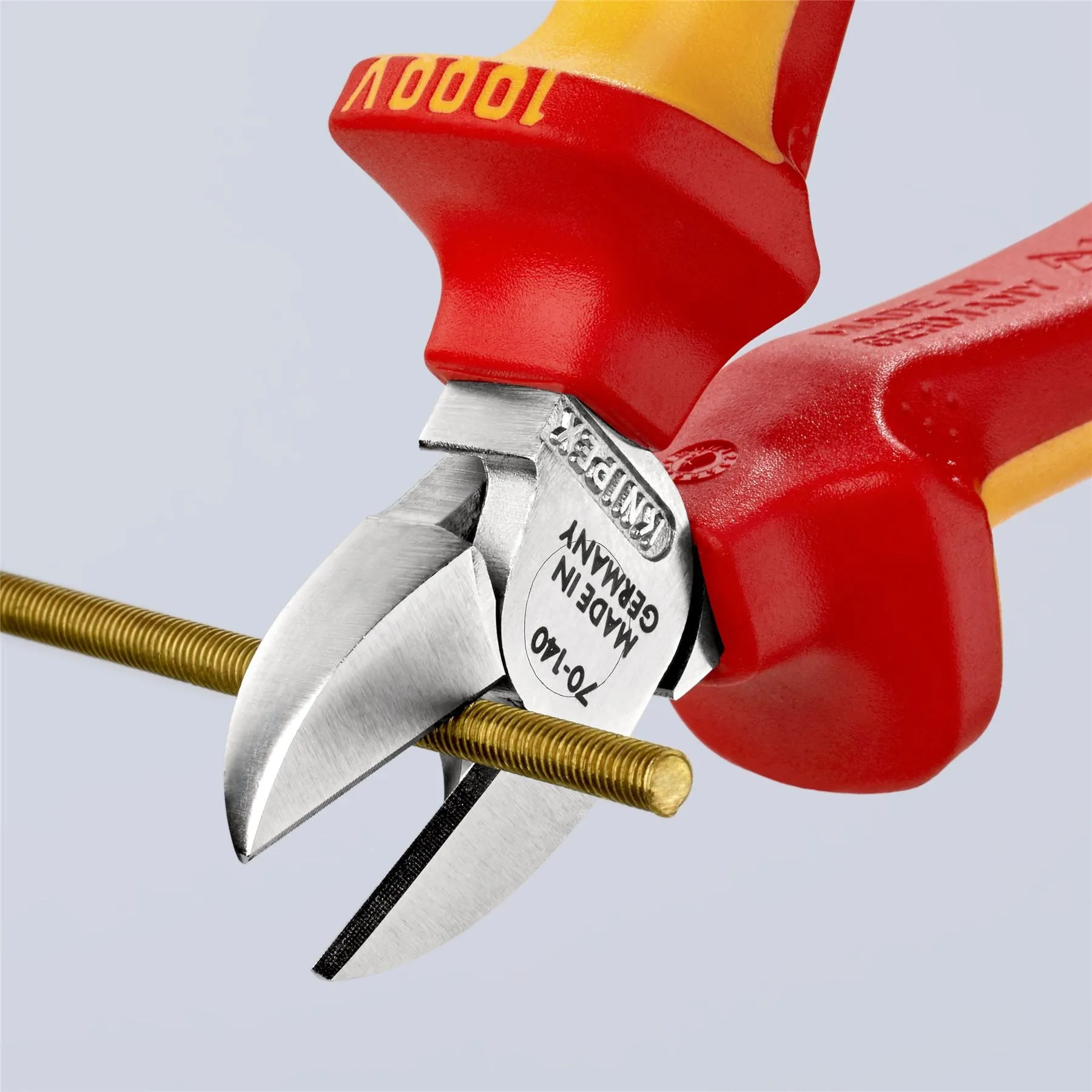 KNIPEX Diagonal Cutting Pliers Side Cutters 140mm VDE Insulated Multi Component Grips 70 06 140