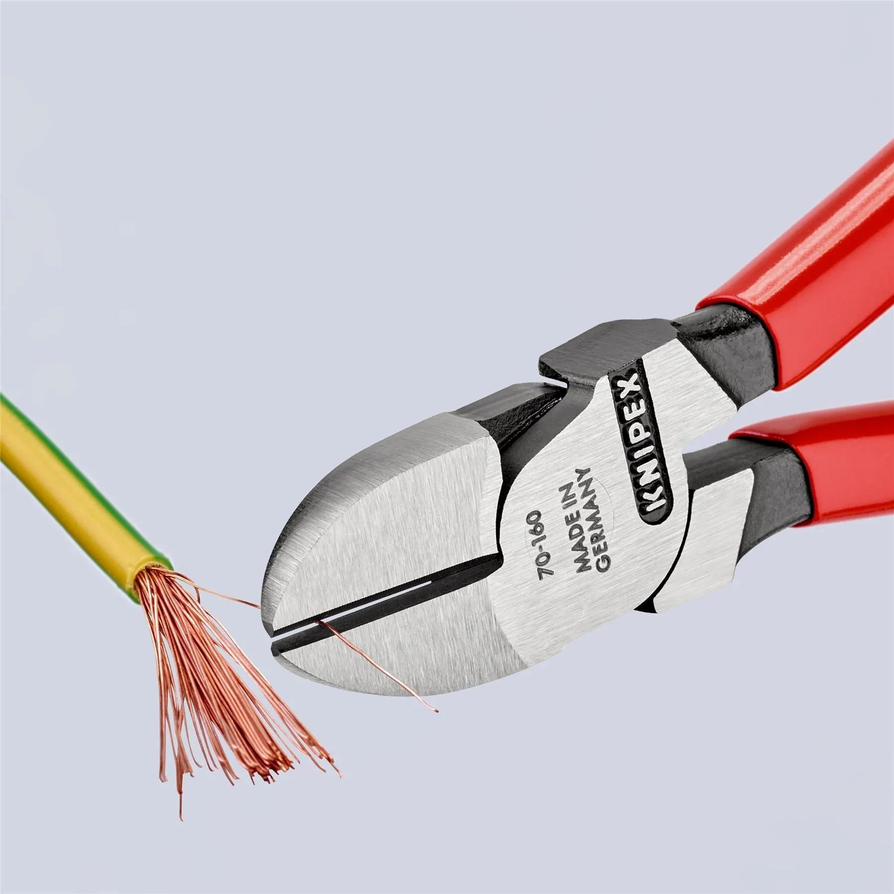 KNIPEX Diagonal Cutting Pliers Side Cutters 160mm Plastic Coated 70 01 160 SB